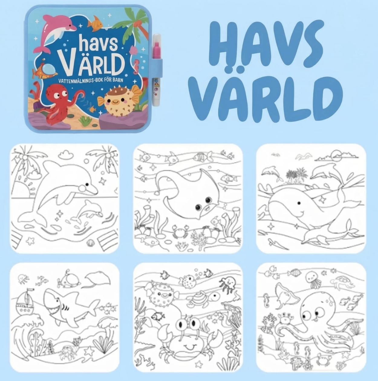 Magiboken™ - Kladdfritt målande