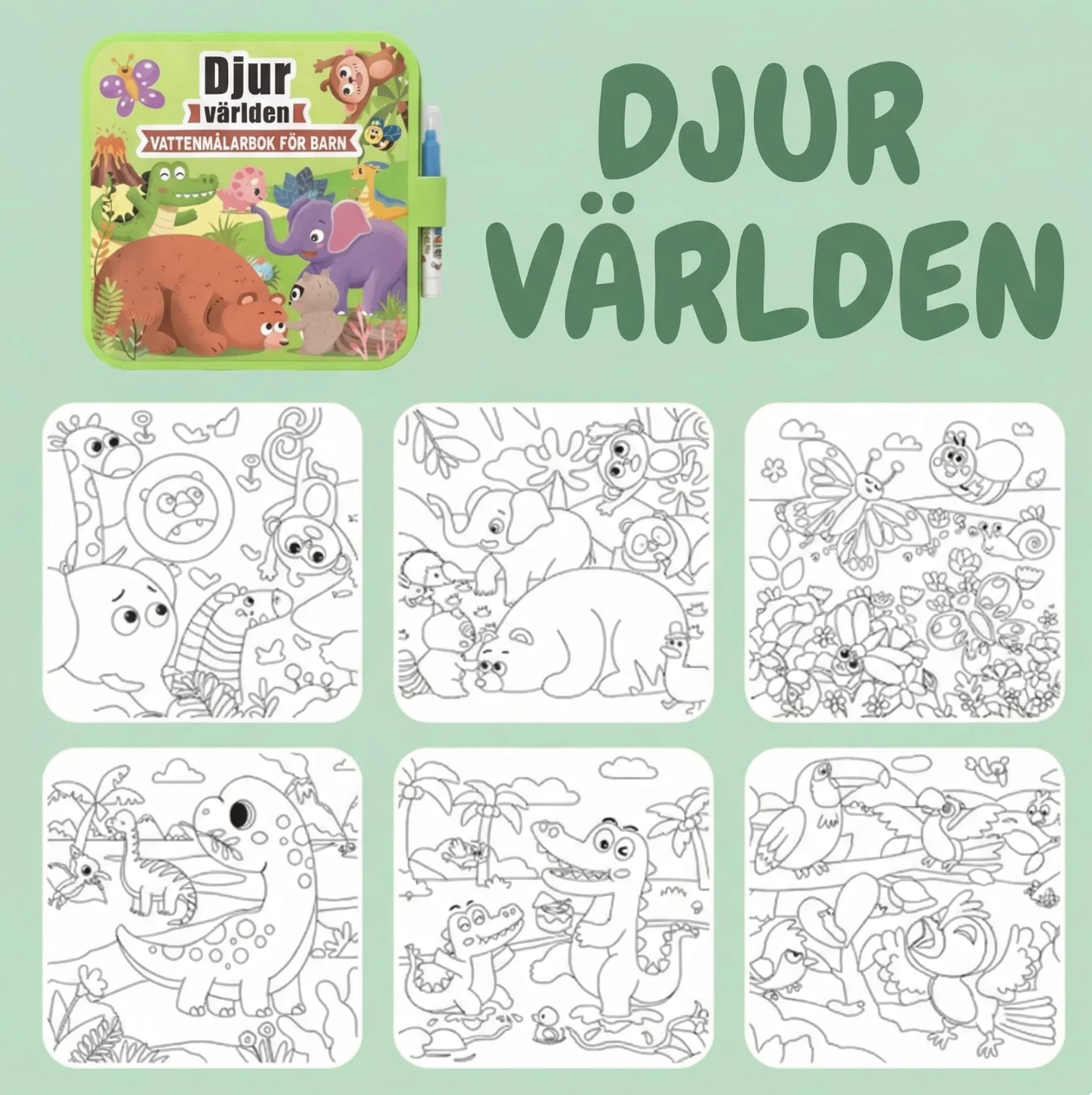 Magiboken™ - Kladdfritt målande