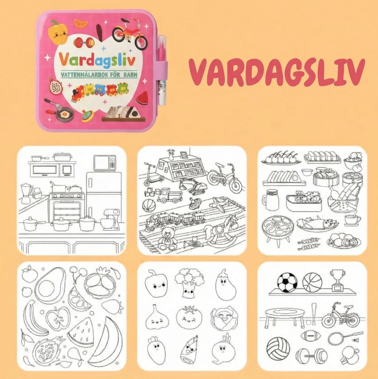 Magiboken™ - Kladdfritt målande